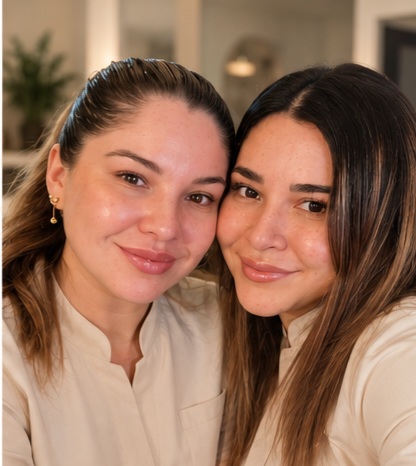 Jazmín y Catalina, hermanas y parte de Centro de Estética Ebenezer